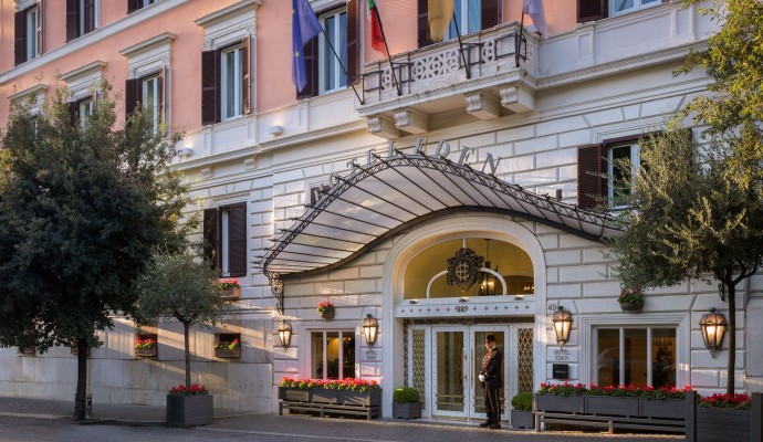 Veduta esterno dell'hotel Eden