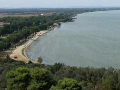 Veduta del lago Trasimeno