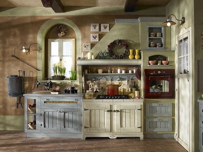 esempio di cucina in muratura