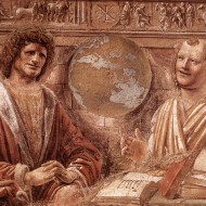 Bramante Eraclito e Democrito