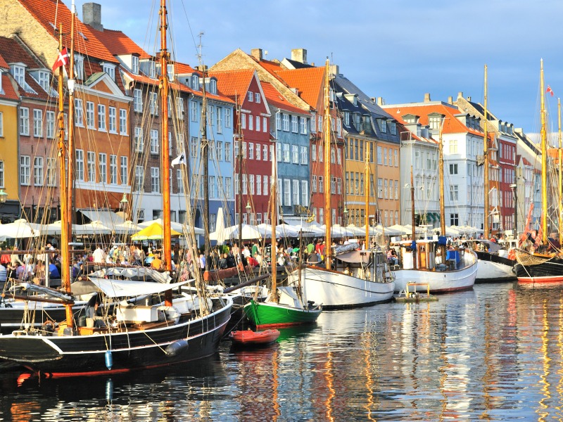 Copenhagen, porto di Nyhavn