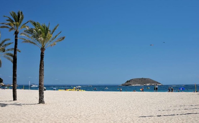 Una spiaggia di Magaluf