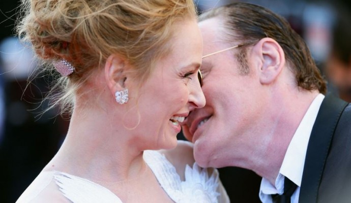 Uma Turman e Quentin Tarantino