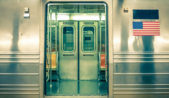 Generic underground train - New York CIty