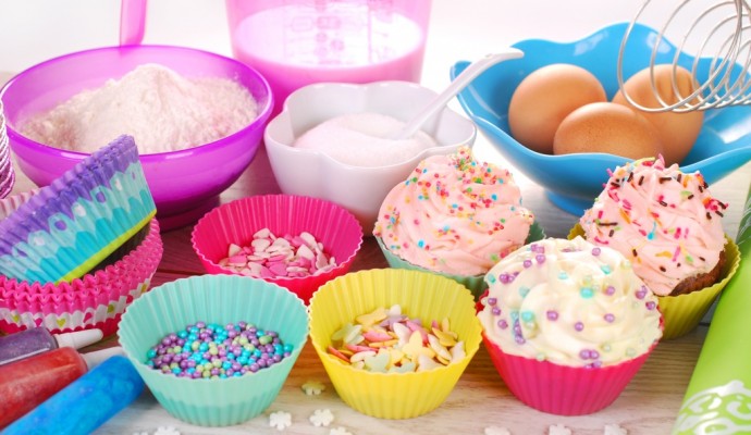 Dei colorati cupcake