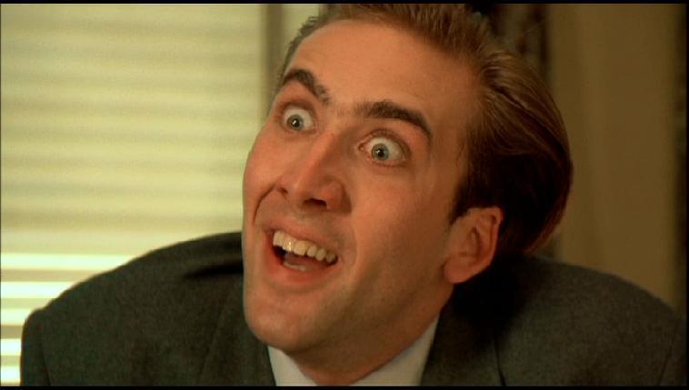 Uno dei tanti meme con protagonista Nicolas Cage
