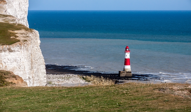 Beachy Head Lighthouse in the afternoon