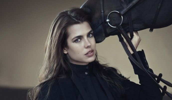 Charlotte Casiraghi nella campagna Gucci