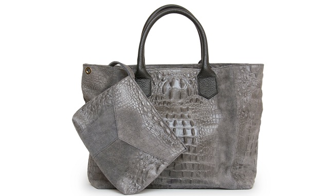 maxi bag grigia