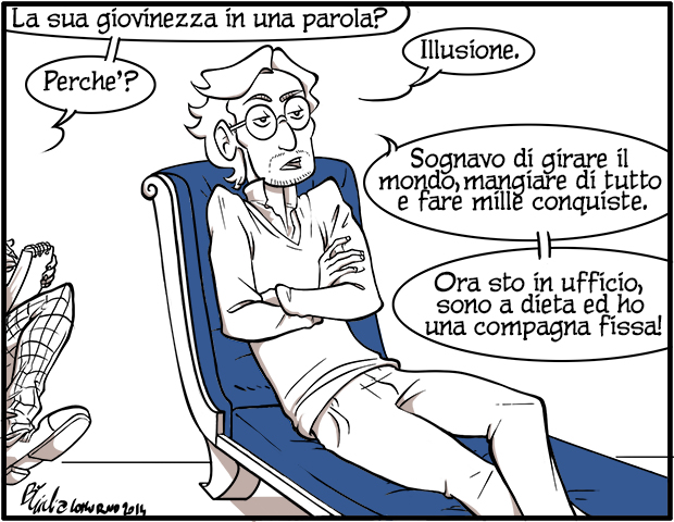 vignetta blue