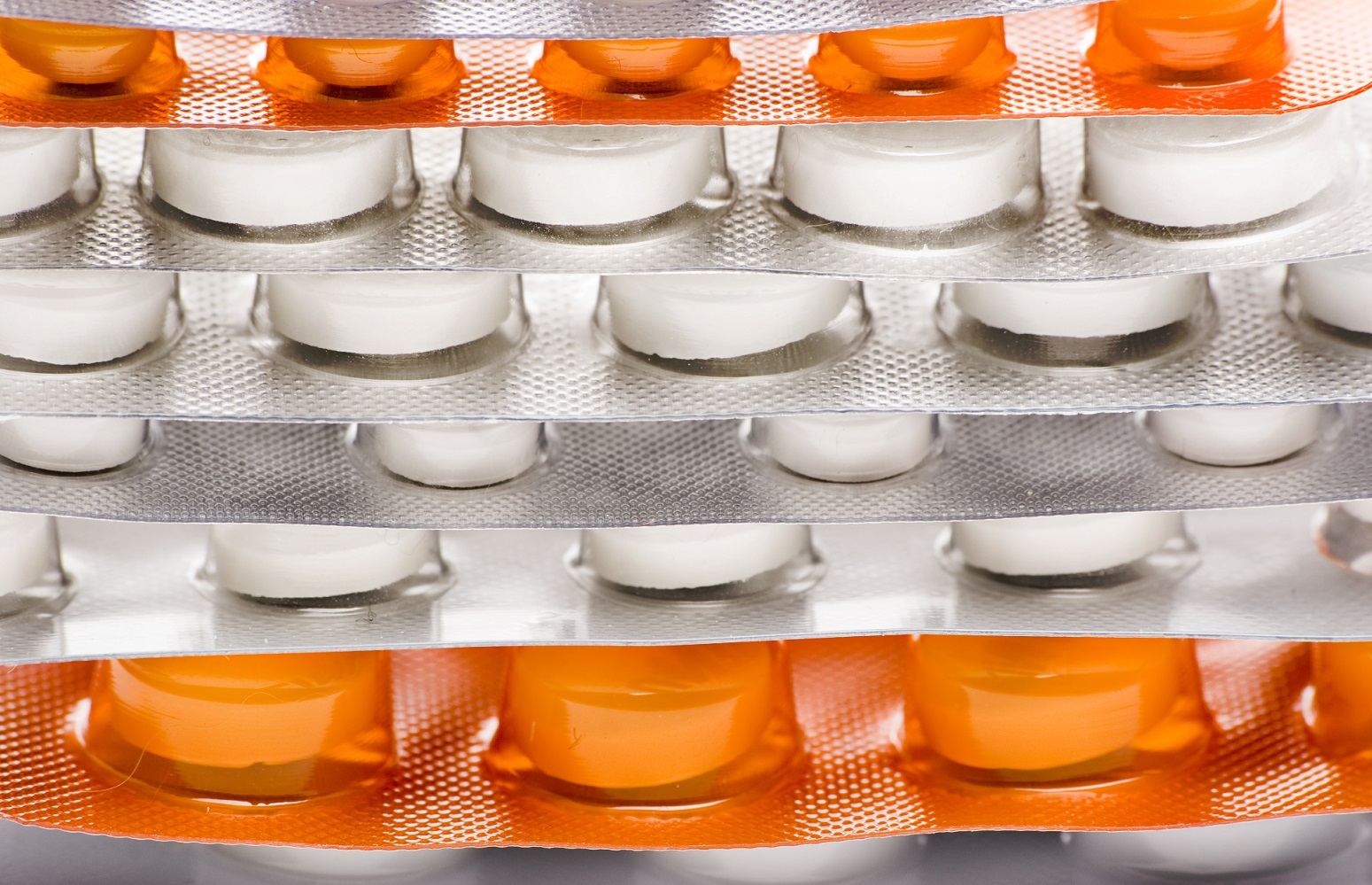 Lot of pills at the packages
