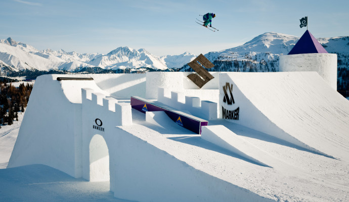 Heli Session at the Chateau